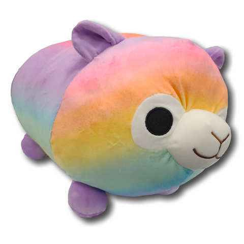17.5" Soft Rainbow Llama
