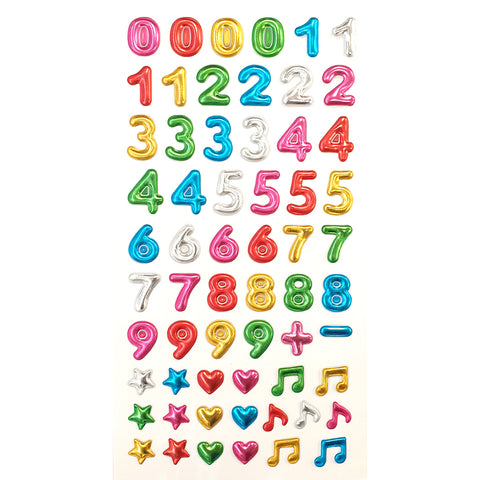 3DPF-NUMBERS-R - Tim The Toyman Numbers Stickers