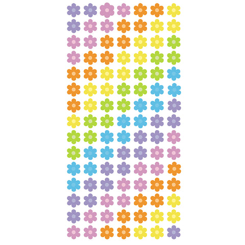 LKJELFLOWER-R - Tim The Toyman Rainbow Jel Flower Stickers