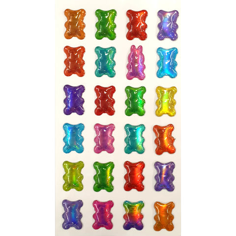 POPUP-GBEAR-R - Tim The Toyman Gummy Bear Stickers
