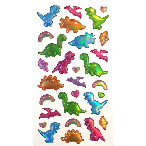 POPUP-GDINO-R - Tim The Toyman Gummy Dino Stickers