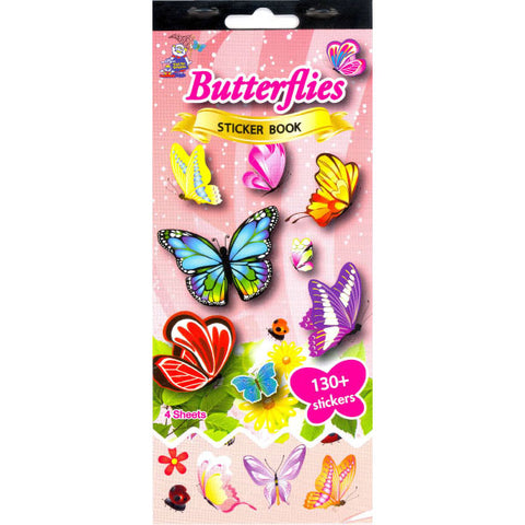 SSBK-BFLIES-R - Tim The Toyman Butterflies Sticker Book