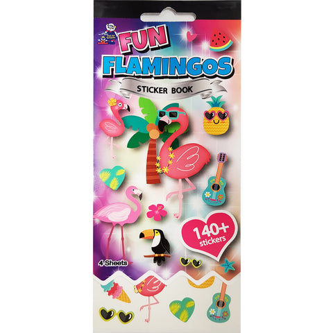 SSBK-FLAMINGOS-R - Tim The Toyman Fun Flamingos Sticker Book