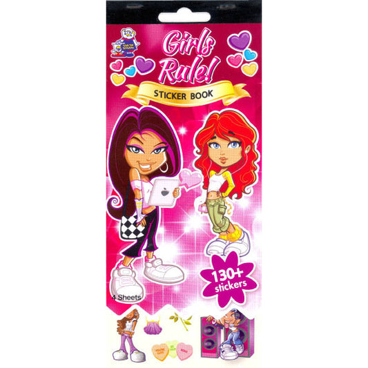 SSBK-GIRLSRULE-R - Tim The Toyman Girls Rule Sticker Book