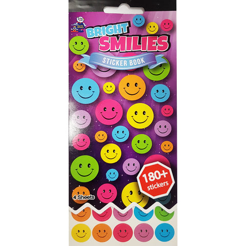 SSBK-SMILEY BRIGHT-R - Tim The Toyman Bright Smilies Sticker Book